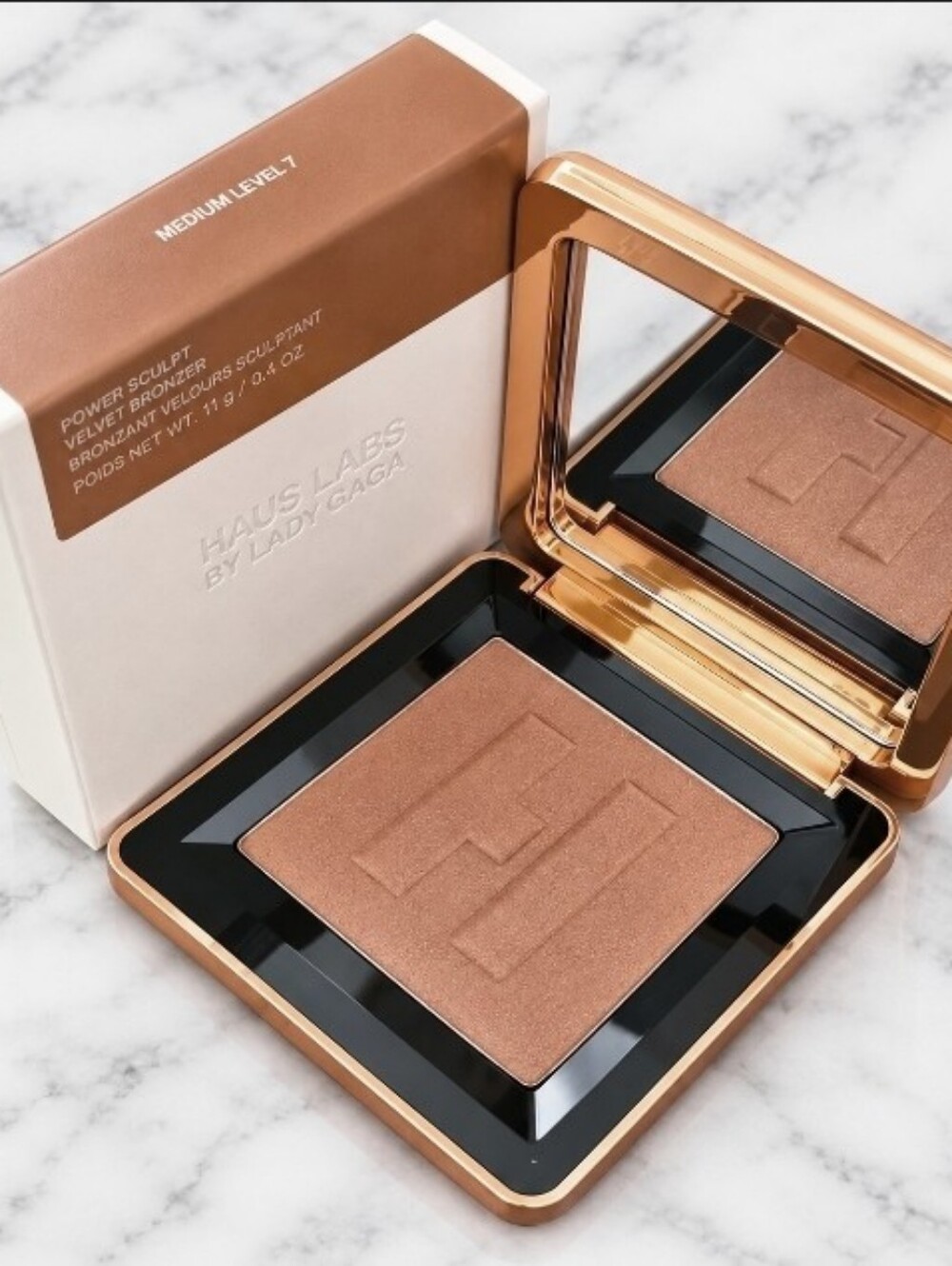 Haus Labs MEDIUM LEVEL 7 Power Sculpt Velvet Bronzer .42 oz FULL SIZE NIB!